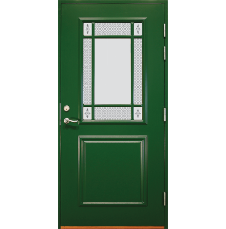 Ytterdörr Lurs Herräng Frostat Specialglas Vit