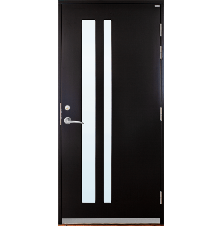 Ytterdörr Lurs Hummelsta Klarglas Vit