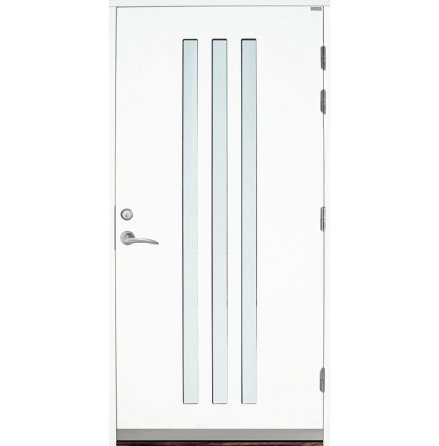 Ytterdörr Lurs Vinga Klarglas Vit