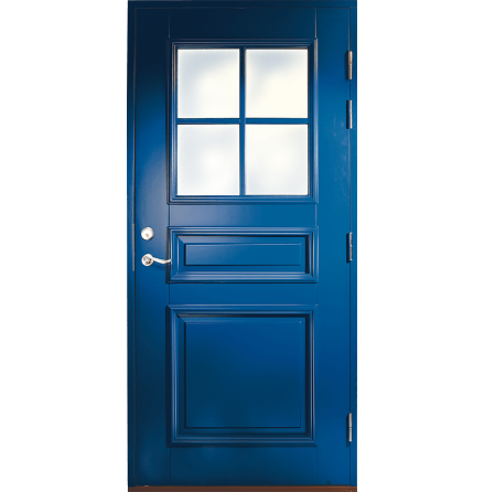 Ytterdörr Lurs Nysäter Thela-glas Vit