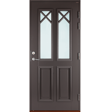 Ytterdörr Lurs Roslagen Thela-glas Vit