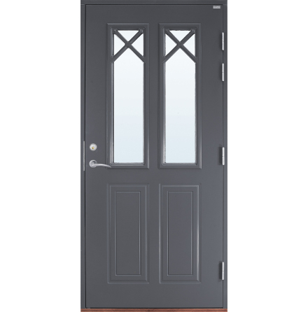 Ytterdörr Lurs Rosendal Kathedralglas