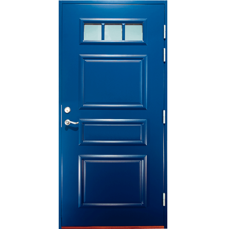 Ytterdörr Lurs Sigtuna Thela-glas Vit