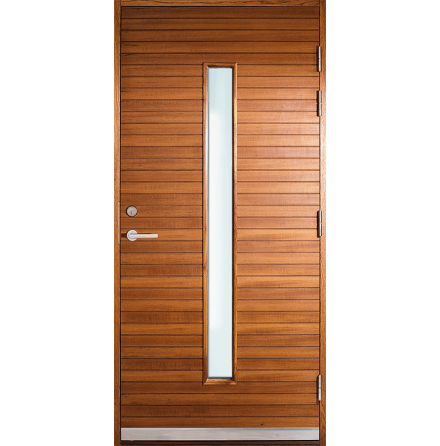 Ytterdörr Lurs Värmdö Klarglas Teak