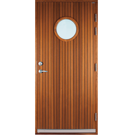 Ytterdörr Lurs Båtvik Klarglas Teak