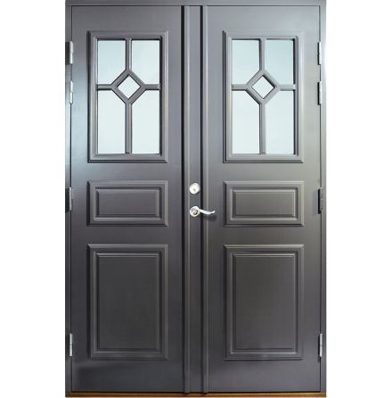 Parytterdörr Lurs Björklinge Klarglas Vit