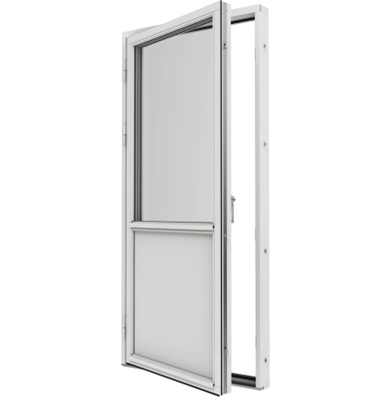 Bröstad Fönsterdörr Elitfönster Original Trä 100 3-GLAS Vitmålat Trä