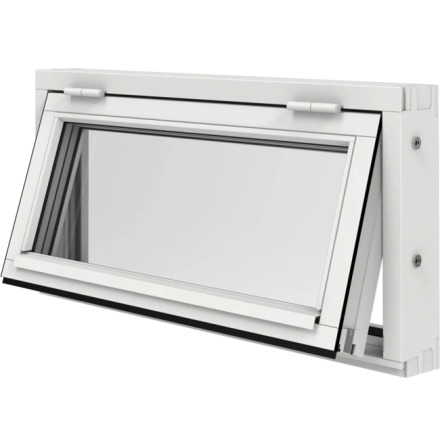 Överkantshängt Elitfönster Original Trä 100 3-glas Vitmålat Trä