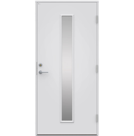 Lager Ytterdörr Diplomat Elina Klarglas Vit