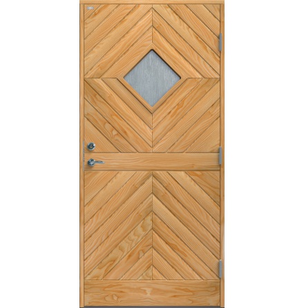 Ytterdörr Diplomat Karin Cotswoldglas Furu