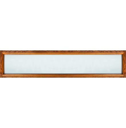 Överljus Lurs Klarglas Teak