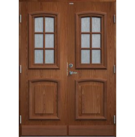 Parytterdörr Diplomat Anita Cotswoldglas Teak