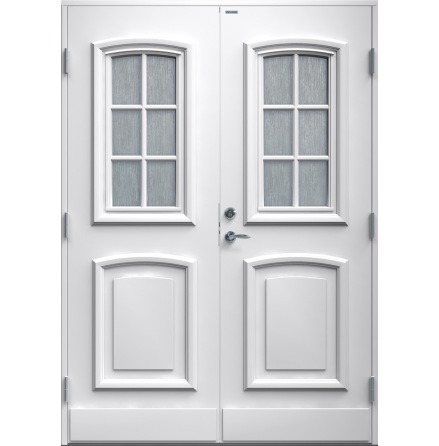 Parytterdörr Diplomat Anita Cotswoldglas Vit