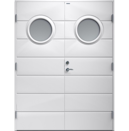 Parytterdörr Diplomat Bella klarglas vit