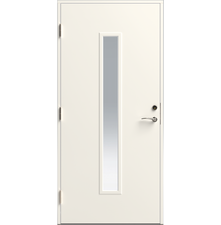 Sunnerbo Ytterdörr SY97 Vit Klarglas