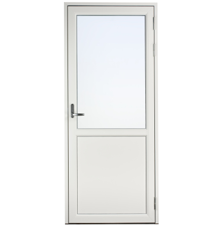 Lager Fönsterdörr Svenska Fönster Rak Profil 3-glas Vitlackerad Aluminium