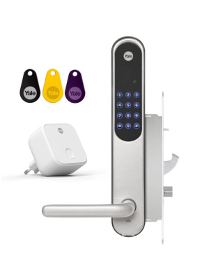 Yale Doorman (Monterat) Yale Doorman V2N Silver (Monterad) , Inkl. Mobilstyrning