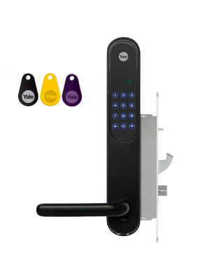 Yale Doorman (Monterat) Yale Doorman Classic - Svart (Monterad)