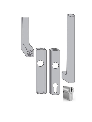 Handtagsbyte In/ut handtag inkl cyl in