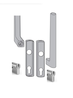 Handtagsbyte In/ut handtag inkl Cyl in/ut