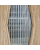 Dekorglas Flutes clear/matelux