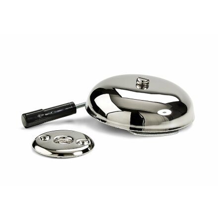 Ringklocka Habo 680 Nickel Dörrtjocklek 58-85 mm