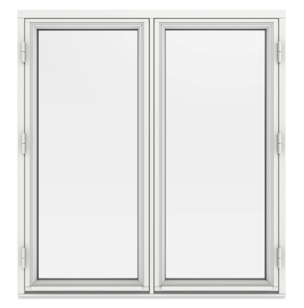 Lager Sidoh�ngt F�nster Elitf�nster MF DUO 2-Glas Tv�luft Vitm�lat Tr� 