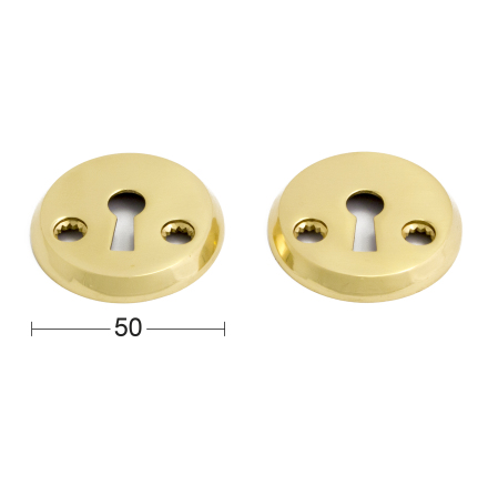 Nyckelskylt HABO 2991 Polerad Mässing