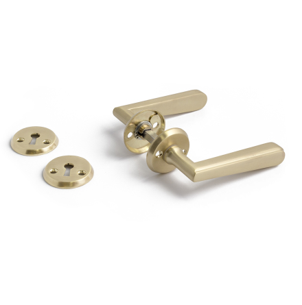 D�rrhandtag HABO Oxford inkl. nyckelskylt Matt M�ssing