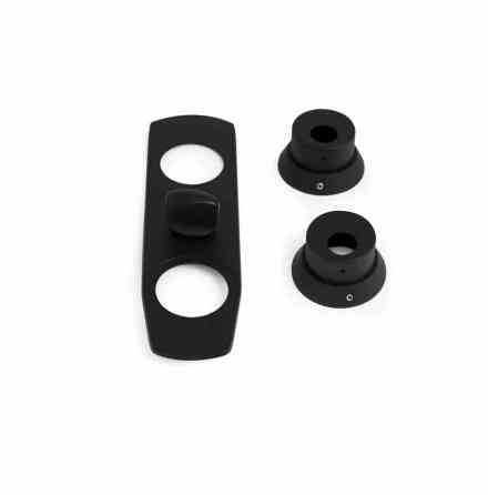 Vredskylt med cylindertillbehör Svart