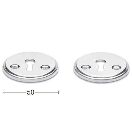 Nyckelskylt HABO Alicante Borstad Krom