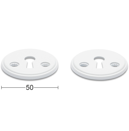 Nyckelskylt HABO Alicante Vit