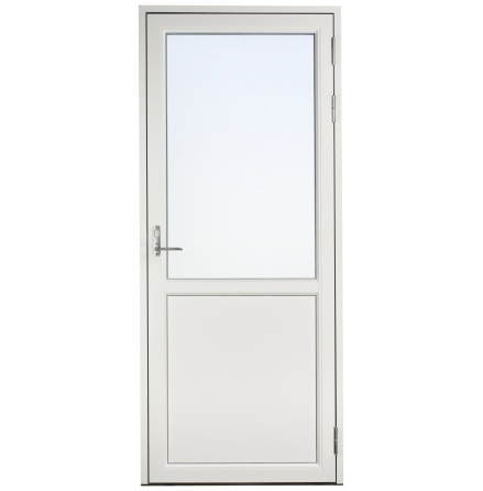 Fönsterdörr Svenska Fönster Rund Profil 3-glas Vit Aluminium