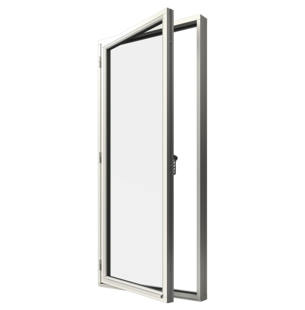 2-Glas Helglasad Fönsterdörr Elitfönster MF DUO Vitmålat Trä