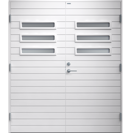 Parytterdörr Diplomat Ingela klarglas vit