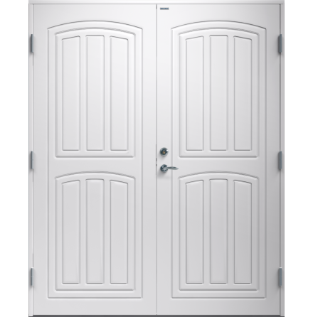 Parytterdörr Diplomat Jane tät vit