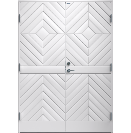 Parytterdörr Diplomat Karin tät vit