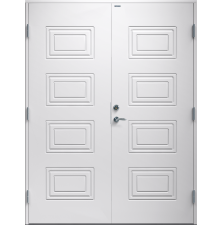 Parytterdörr Diplomat Karina tät vit