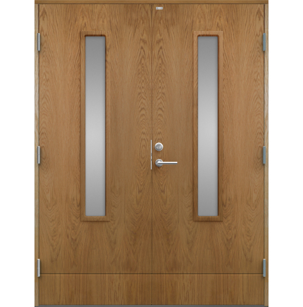 Parytterdörr Diplomat Laila klarglas Ek