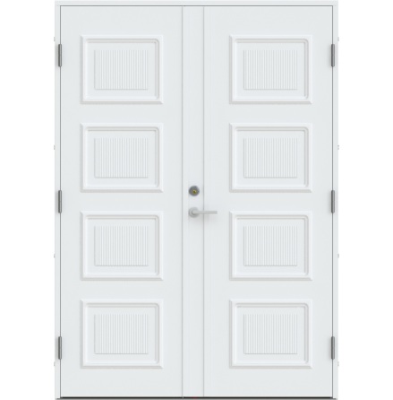 Parytterdörr Diplomat Signe tät vit