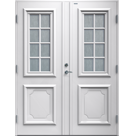 Parytterdörr Diplomat Svea cotswold vit