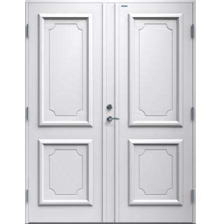 Parytterdörr Diplomat Svea tät vit