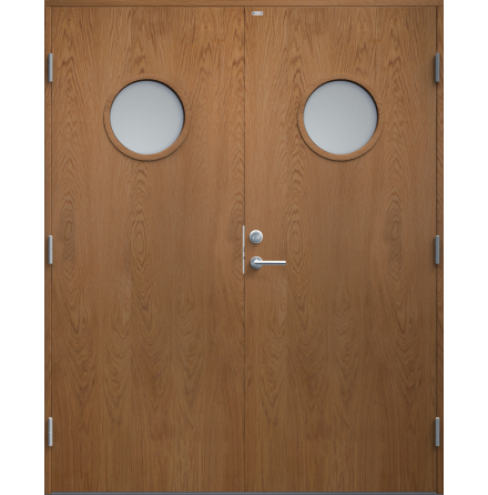 Parytterdörr Diplomat Rosa klarglas ek