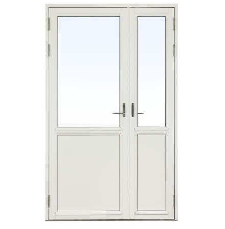 PARF�NSTERD�RR ASYMMETRISK SVENSKA F�NSTER RAK PROFIL 3-GLAS VITM�LAT TR�