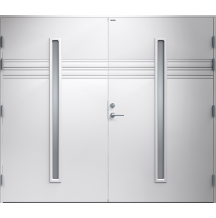 Garageport Diplomat Felicia Klarglas Vit