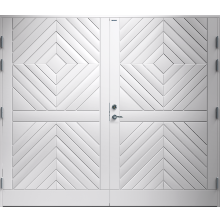 Garageport Diplomat Karin Tät Vit