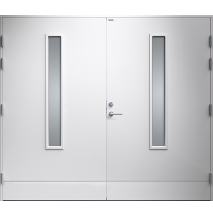 Garageport Diplomat Laila Klarglas Vit