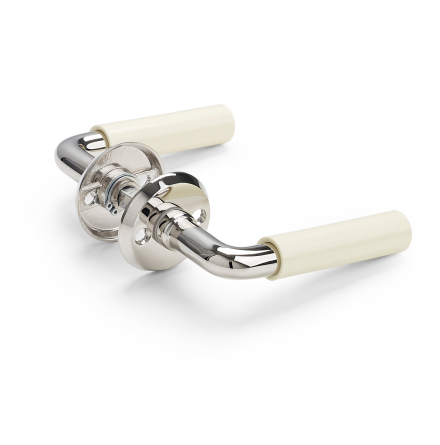 Dörrhandtag HABO A2120 Bengul/Förnicklad Mässing