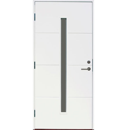 Ytterdörr Kaski Åre Crepiglas Vit