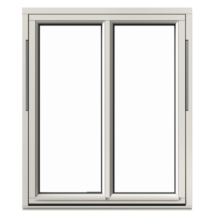 Vridfönster Elitfönster Original Trä 100 3-Glas Med Glasdelande Post Vitmålat Trä